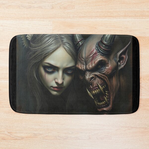 Item preview, Angel and Demon painting designed and sold by Vintage Designs +.