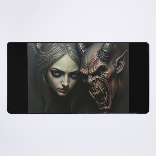 Item preview, Angel and Demon painting designed and sold by Vintage Designs +.