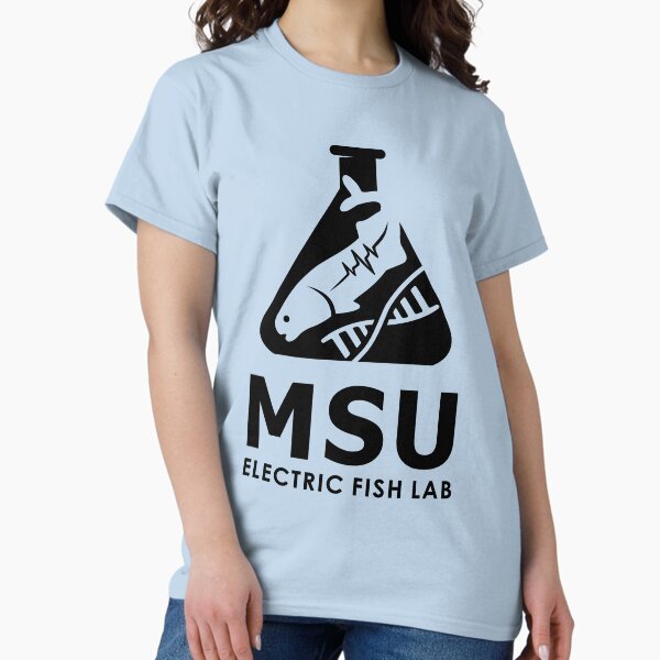Item preview, MSU EFISHLAB BW Logo designed and sold by MSU Electric Fish Lab.
