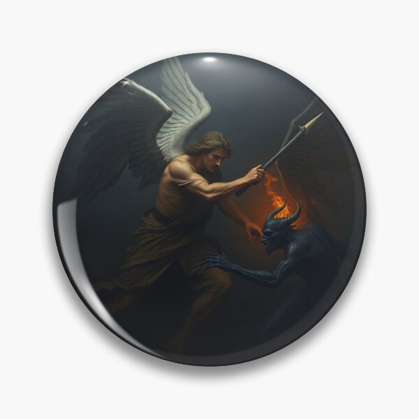 Item preview,  Angel and Demon painting designed and sold by Vintage Designs +.