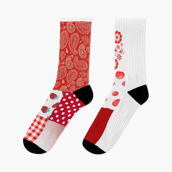 Item preview, Red and White Pattern Collection  designed and sold by SheilasDigitalStudio.