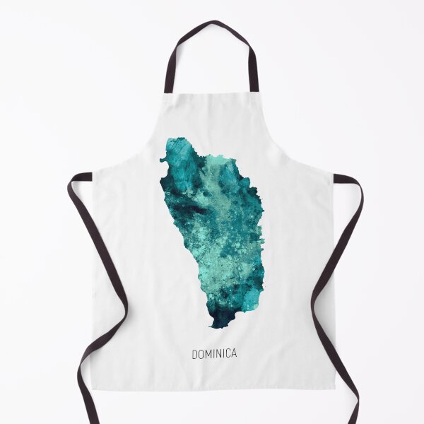 Item preview, Dominica Watercolor Map designed and sold by ArtPrints.