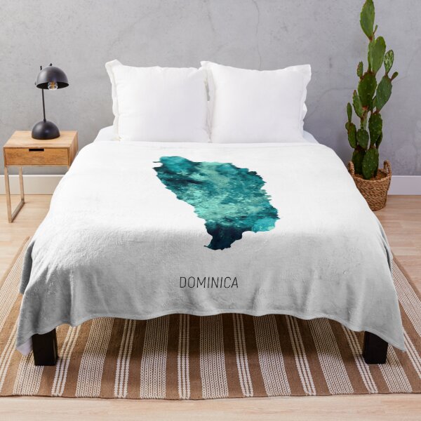 Item preview, Dominica Watercolor Map designed and sold by ArtPrints.