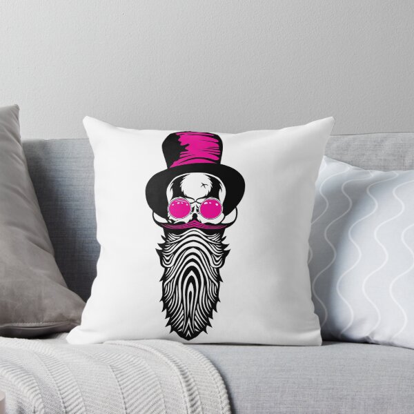 Item preview, hipster skull beard round glasses hat mustache designed and sold by Achille3777.