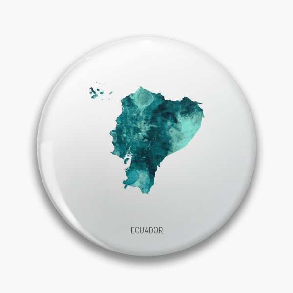 Item preview, Ecuador Watercolor Map designed and sold by ArtPrints.
