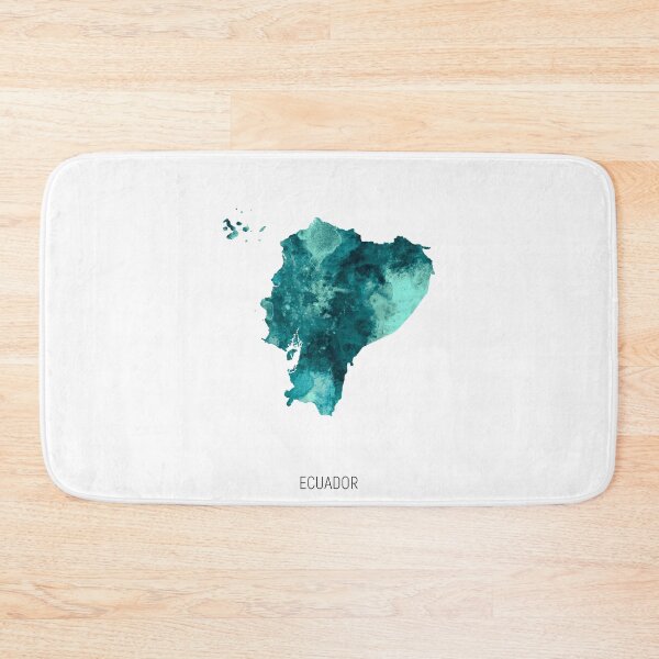 Item preview, Ecuador Watercolor Map designed and sold by ArtPrints.