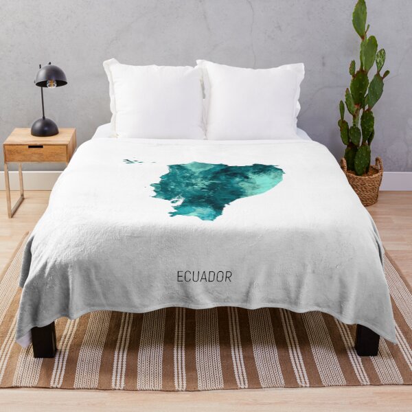 Item preview, Ecuador Watercolor Map designed and sold by ArtPrints.