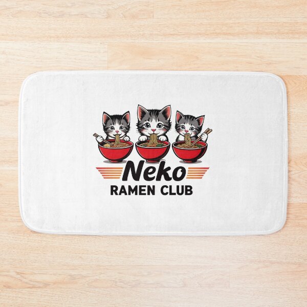 Item preview, Neko Ramen Club - Cute Japanese Cat Ramen Illustration designed and sold by Kina-design.