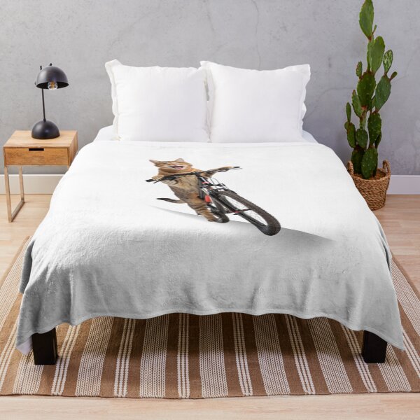 Item preview, "Cat Riding a Bicycle" Men's T-Shirt – Fun Kitten Wheelie Graphic & Eco-Friendly Fashion designed and sold by Colorful-Garden.