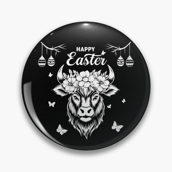 Item preview, Highland Easter Cow designed and sold by FreshArtFusion.