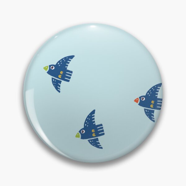 Item preview, Little birds in the sky on light blue designed and sold by KOUZZA.
