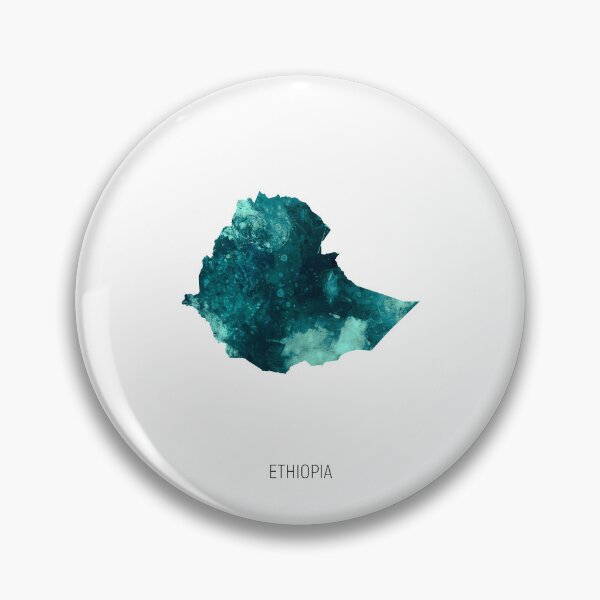 Item preview, Ethiopia Watercolor Map designed and sold by ArtPrints.