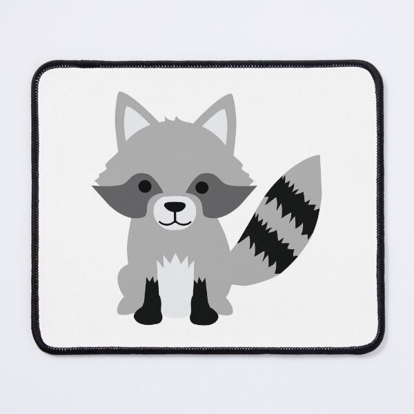 Item preview, Cute Raccoon Cartoon Digital Art designed and sold by MagnoliaLake.