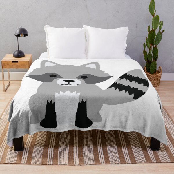 Item preview, Cute Raccoon Cartoon Digital Art designed and sold by MagnoliaLake.
