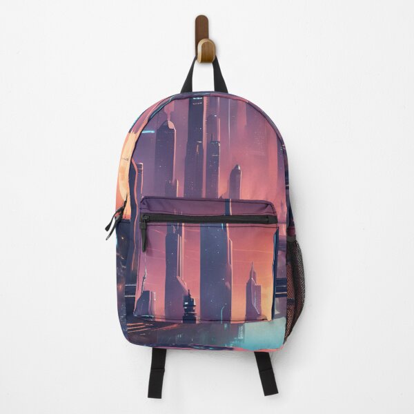 Item preview, Cyberpunk Futuristic Cityscape – Neon Skyline & Sci-Fi Aesthetic designed and sold by Eman Abou Ghazy.
