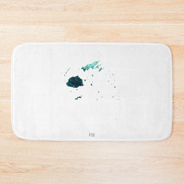 Item preview, Fiji Watercolor Map designed and sold by ArtPrints.