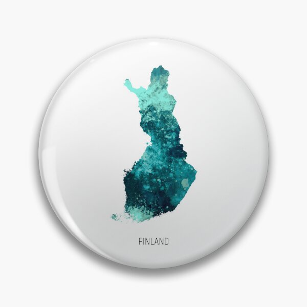 Item preview, Finland Watercolor Map designed and sold by ArtPrints.