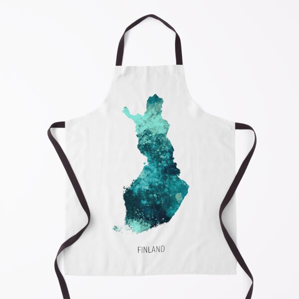 Item preview, Finland Watercolor Map designed and sold by ArtPrints.