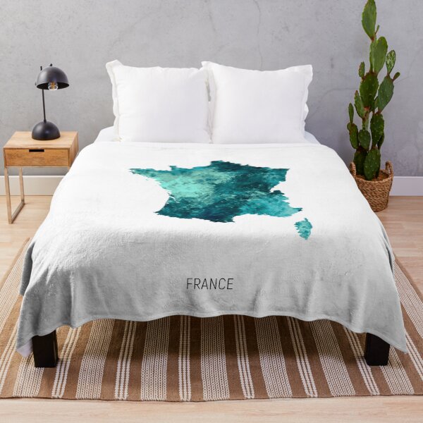 Item preview, France Watercolor Map designed and sold by ArtPrints.