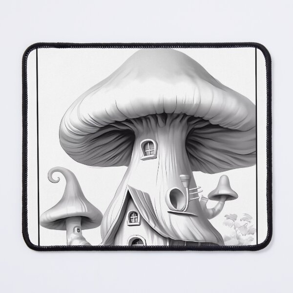 Item preview, Magical Mushroom House #5 Coloring Page Pattern  designed and sold by DavidColoring.