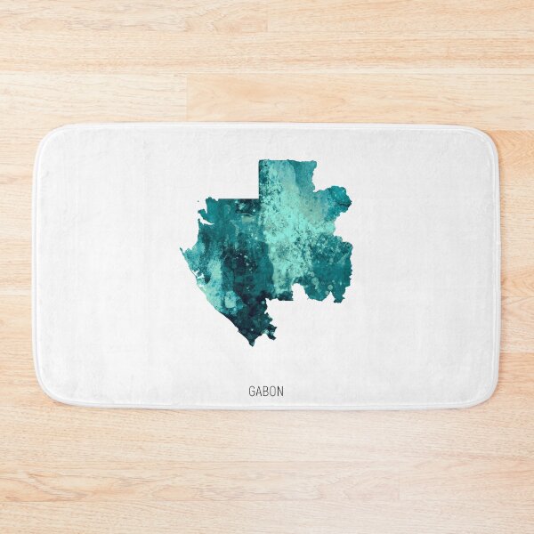 Item preview, Gabon Watercolor Map designed and sold by ArtPrints.