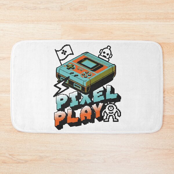 Item preview, Pixel Play Games – Retro & Fun Gaming Typography Design designed and sold by BasmaAtef.