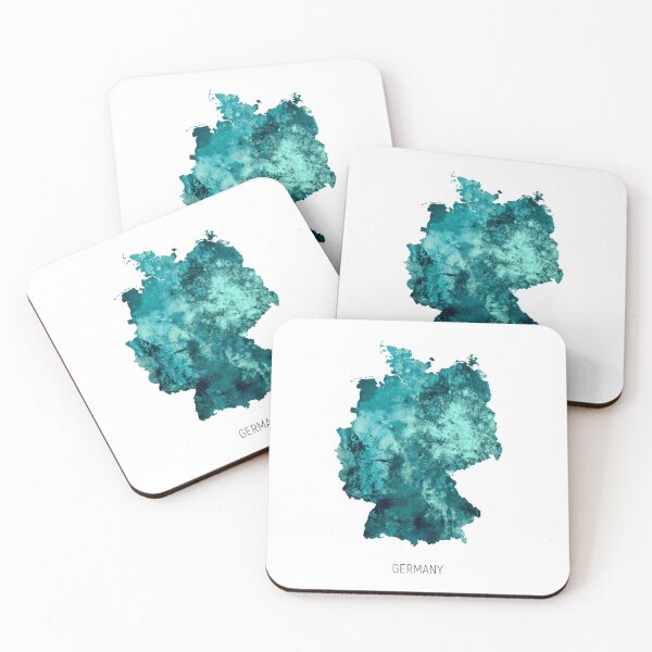 Item preview, Germany Watercolor Map designed and sold by ArtPrints.