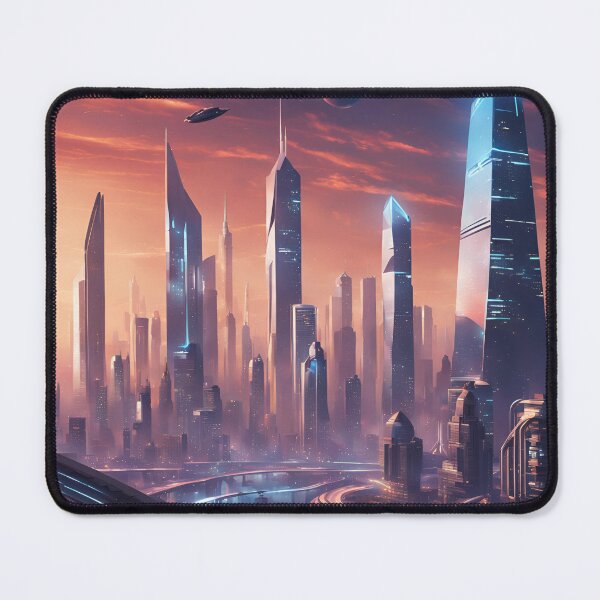 Item preview, Futuristic Megacity – Neon Dreams & Sci-Fi Skylines designed and sold by Eman Abou Ghazy.