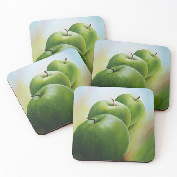 Item preview, GREEN APPLES, COUNTRY KITCHEN WALL ART, designed and sold by Danicus666.
