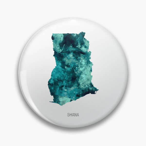 Item preview, Ghana Watercolor Map designed and sold by ArtPrints.