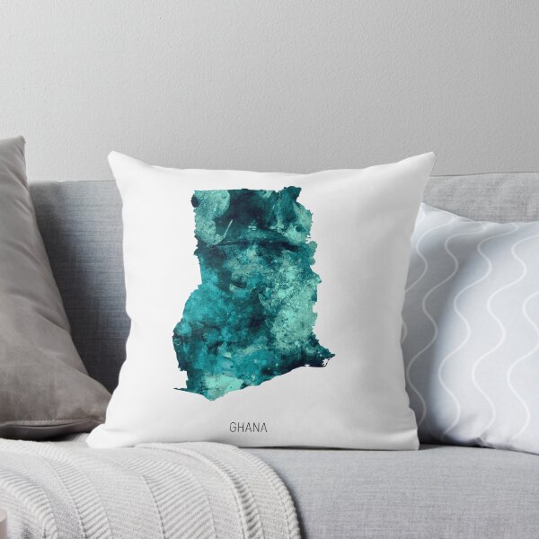 Item preview, Ghana Watercolor Map designed and sold by ArtPrints.