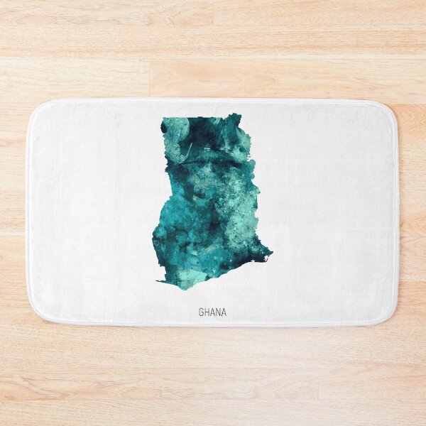 Item preview, Ghana Watercolor Map designed and sold by ArtPrints.