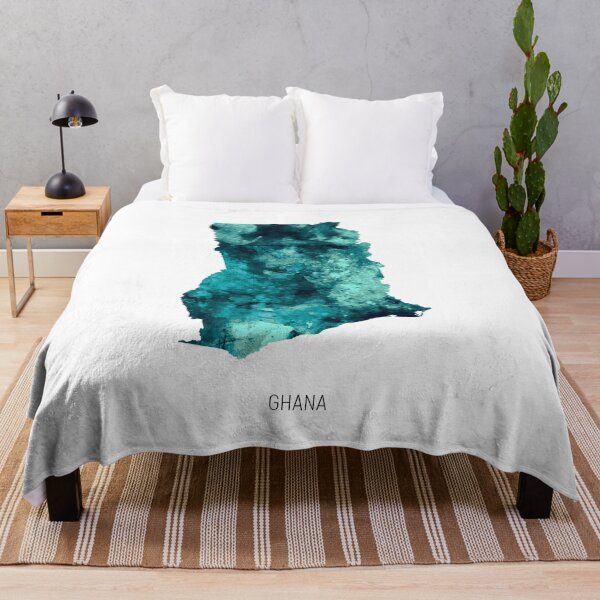 Item preview, Ghana Watercolor Map designed and sold by ArtPrints.