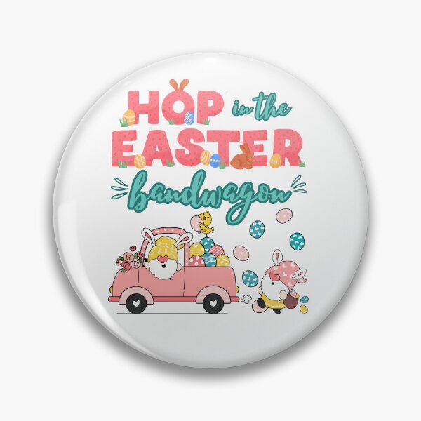 Item preview, Hop in the Easter Bandwagon Gnomes Easter Day 2024 designed and sold by Jenaxbelle.