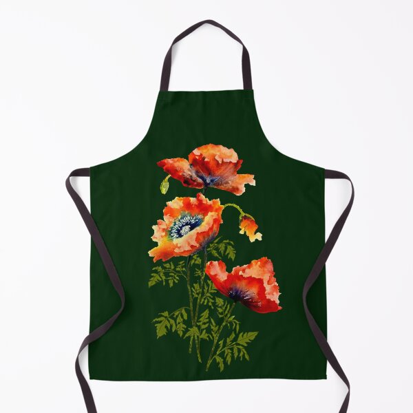 Artikelvorschau, ROTE MOHNBLUMEN AQUARELL, WILDFLUMEN-T-SHIRT FÜR DAMEN entworfen und verkauft von Danicus666.