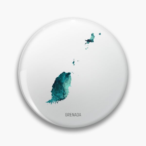 Item preview, Grenada Watercolor Map designed and sold by ArtPrints.