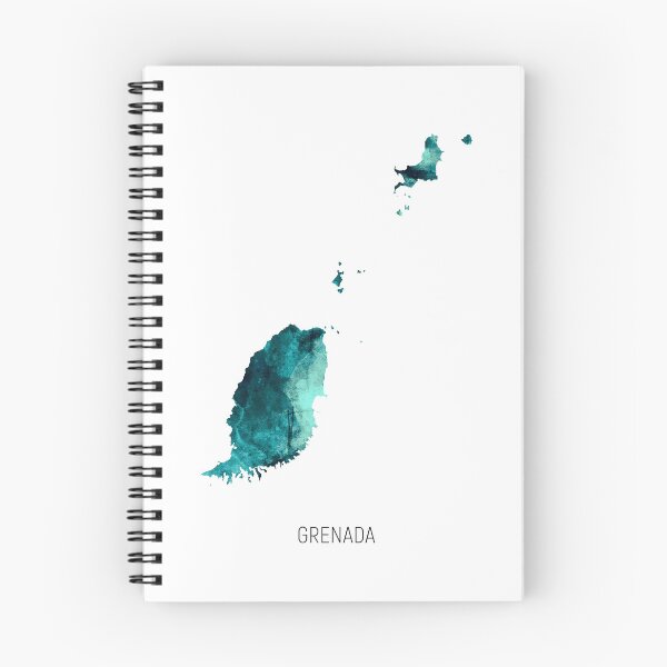 Item preview, Grenada Watercolor Map designed and sold by ArtPrints.