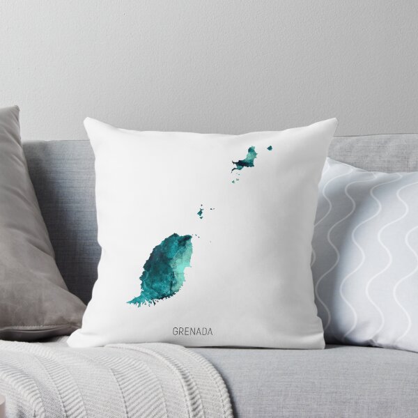 Item preview, Grenada Watercolor Map designed and sold by ArtPrints.
