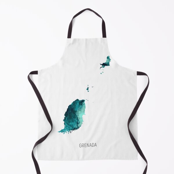 Item preview, Grenada Watercolor Map designed and sold by ArtPrints.