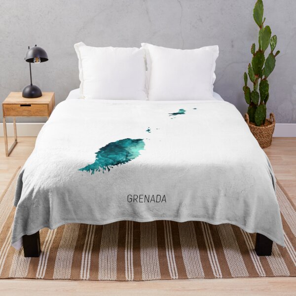 Item preview, Grenada Watercolor Map designed and sold by ArtPrints.