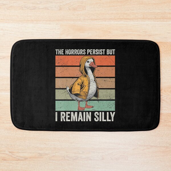 Item preview, The Horrors Persist But I Remain Silly Funny Retro Goose designed and sold by FantasyFablesC.
