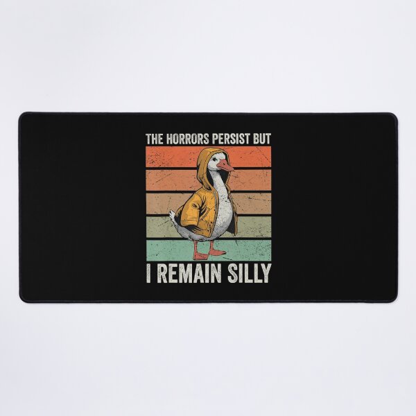 Item preview, The Horrors Persist But I Remain Silly Funny Retro Goose designed and sold by FantasyFablesC.