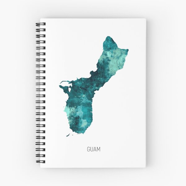 Item preview, Guam Watercolor Map designed and sold by ArtPrints.