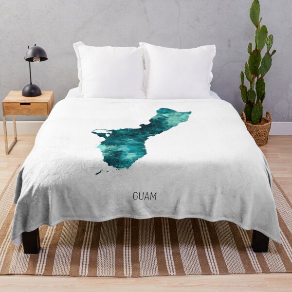 Item preview, Guam Watercolor Map designed and sold by ArtPrints.