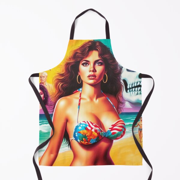 Item preview, Horror Beach Girl designed and sold by PulpVintage.