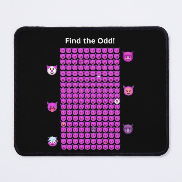 Item preview, Find the odd emoji designed and sold by WakeUpYourBrain.