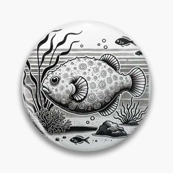 Item preview, British Isles Lumpsucker – Coastal Wildlife Linework Art designed and sold by D'riftr.