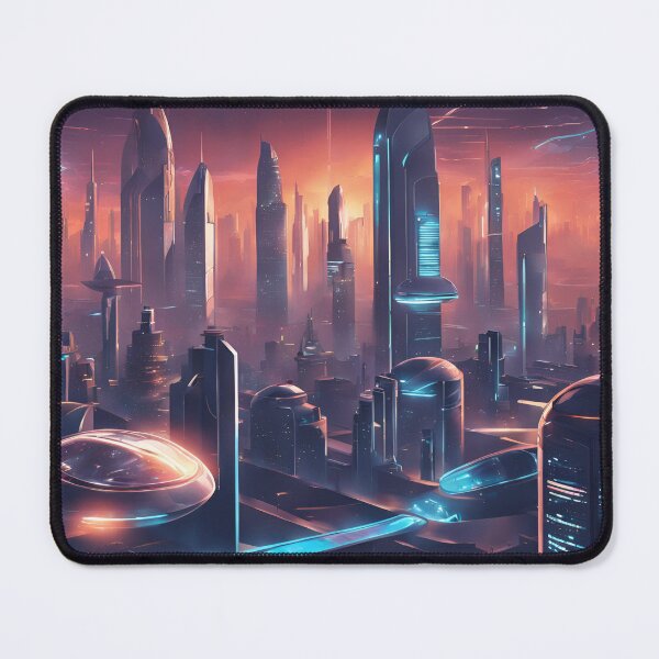 Item preview, Neo-Futuristic Metropolis – A Sci-Fi Vision of Tomorrow designed and sold by Eman Abou Ghazy.
