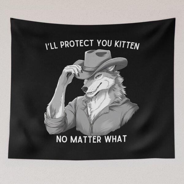 Item preview, I'll Protect You Kitten No Matter What   designed and sold by InklingIris.