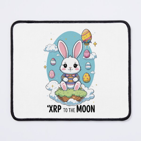 Item preview, XRP go to the Moon happy easter. designed and sold by RoseAIArtRhythm.